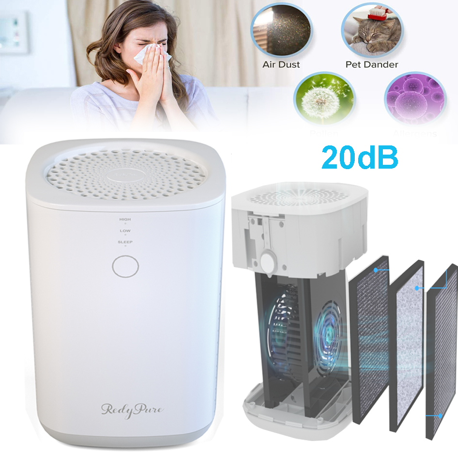Air Purifiers 3 Stage Filtration Home Medical HEPA Filter Office School
