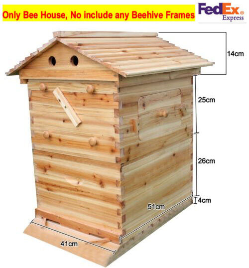 thumbnail 14  - New Upgraded 7X  Honey Bee Hive Frames OR Beekeeping Brood Cedarwood Box House