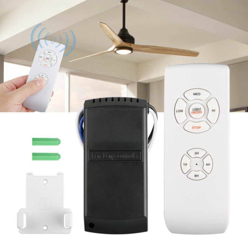 Details About Universal Ceiling Fan Light Lamp Timing Wireless Remote Controller Control Kit