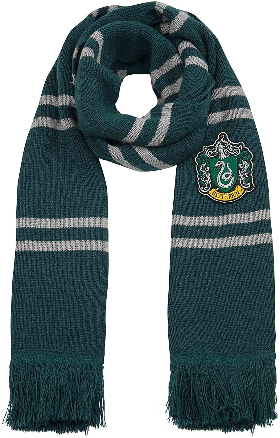 Cap Hat Soft Warm Costume Gift 2pcs Harry Potter Slytherin House Cosplay Scarf