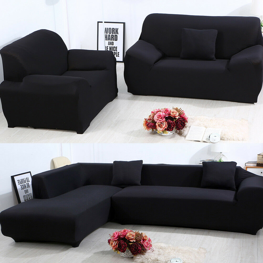 Universal Sofa Cover Slipcover Sofa Couch 1 2 3 4 Seat Furniture Protector US 