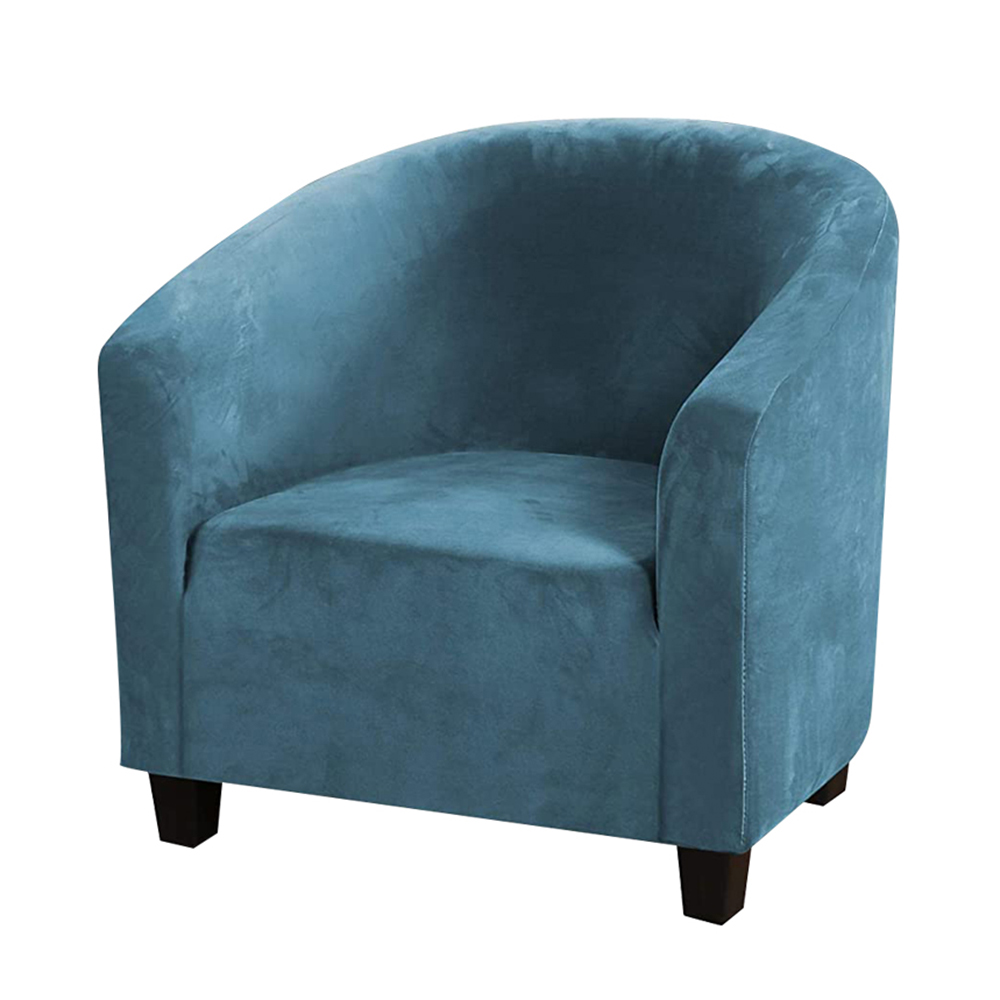 Stretch Club Sofa Chair Cover Living Room Tub Barrel 1 Seater Armchair Slipcover - Picture 27 of 34