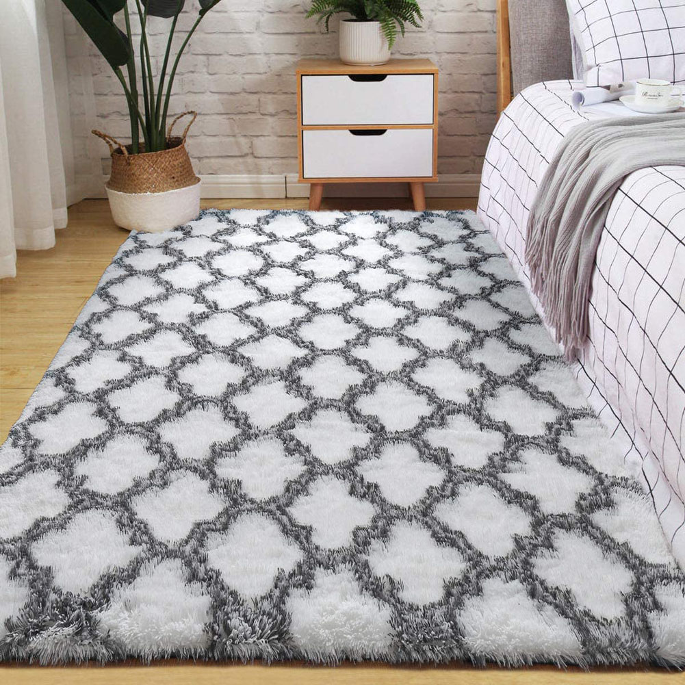 New Large Fluffy Area Rugs Living Room Bedroom Non Slip Carpet Mat Rug Modern - Picture 25 of 32