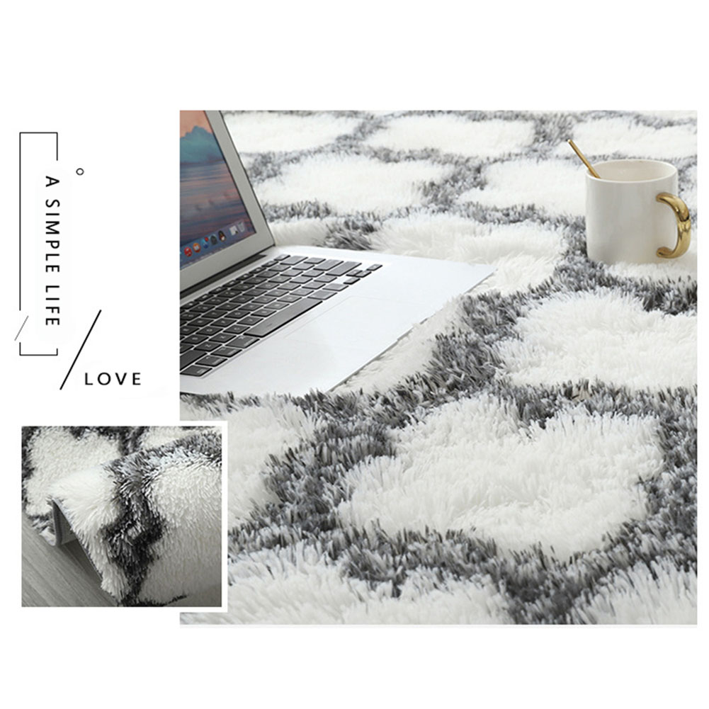 New Large Fluffy Area Rugs Living Room Bedroom Non Slip Carpet Mat Rug Modern - Picture 31 of 32