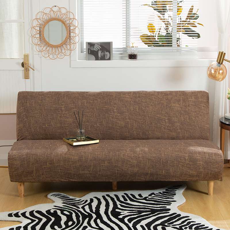 Stretch Armless Sofa Bed Cover Full Folding Couch Futon Pattern Slipcover Decor - Picture 147 of 149