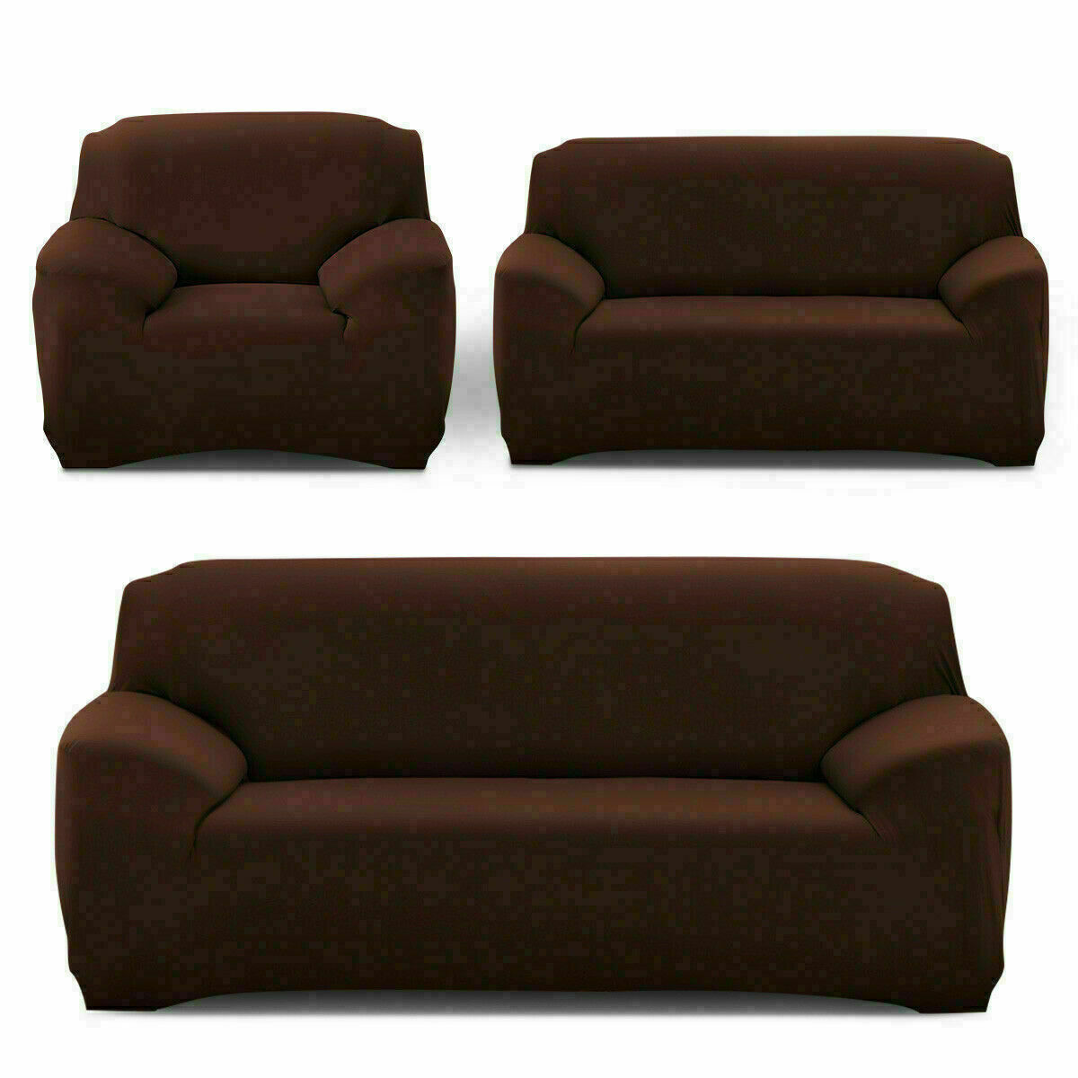 1 2 3 4 Sitzer Stretchstuhl Sofaabdeckungen Couchbezug Elastisch Slipper Protector - Bild 34 von 52