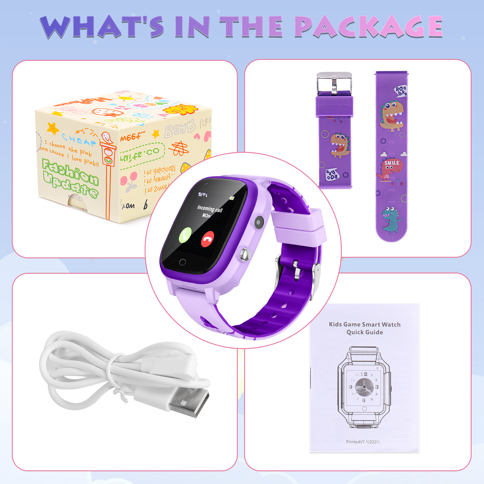 4G Kinder Smartwatch Videoanruf GPS WIFI Tracker Smartphone Uhr Kinder Weihnachtsgeschenk - Bild 33 von 42