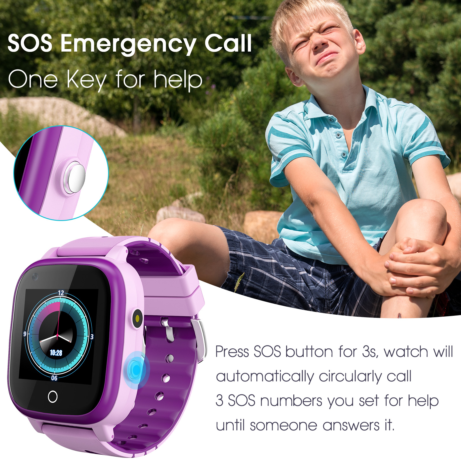 4G Kinder Smartwatch Videoanruf GPS WIFI Tracker Smartphone Uhr Kinder Weihnachtsgeschenk - Bild 28 von 42