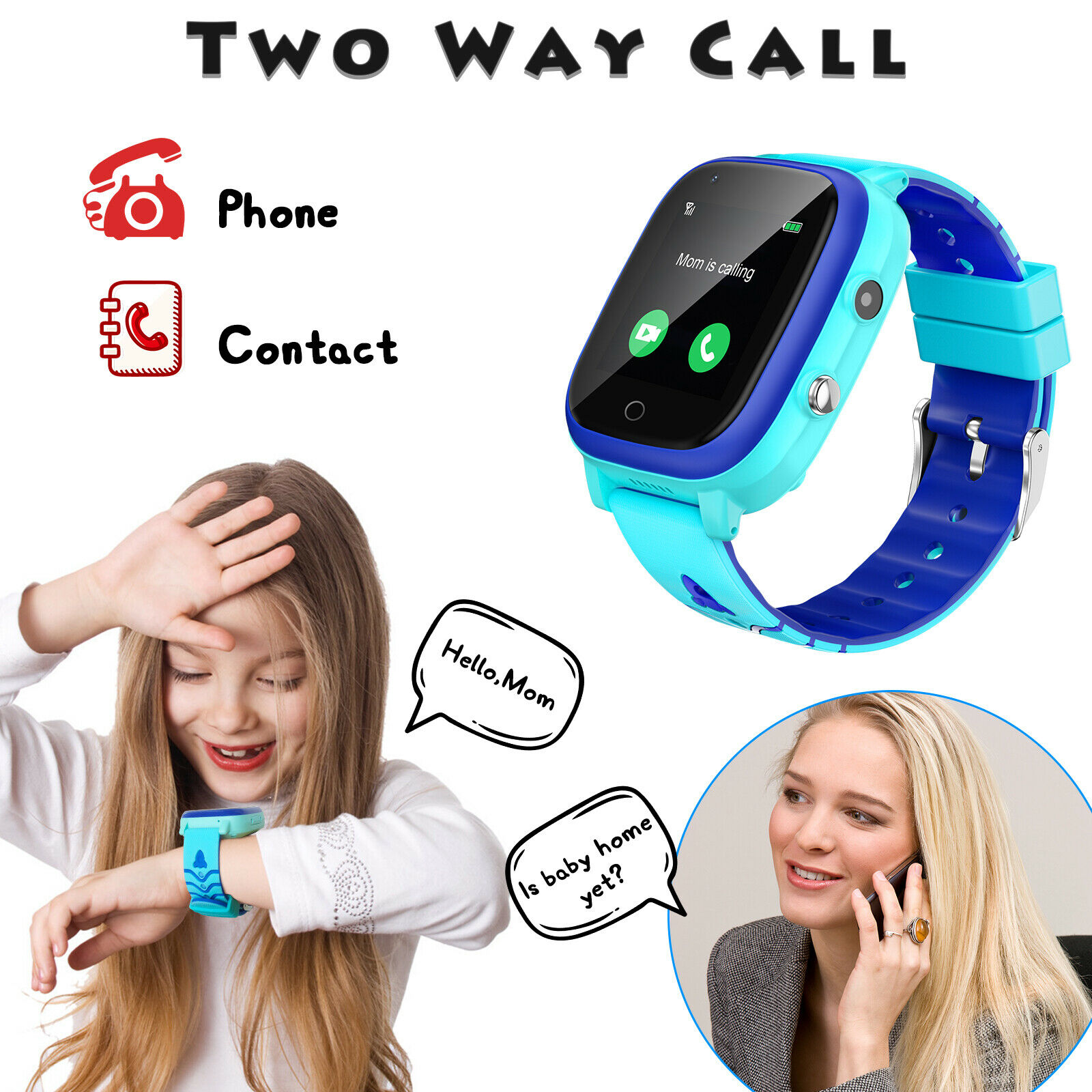 4G Kids Smart Watch GPS Tracker WIFI SOS Camera Video Call Waterproof Smartwatch - Picture 50 of 57