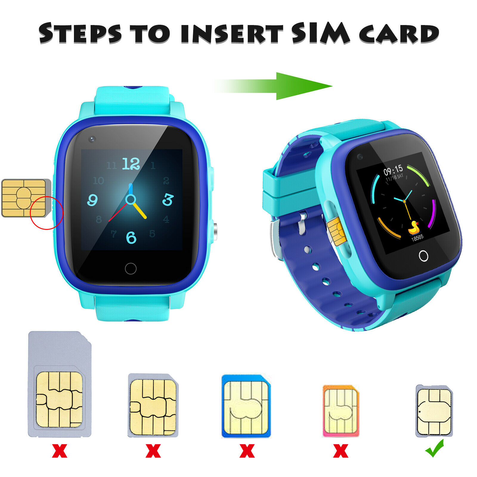 4G Kids Smart Watch GPS Tracker WIFI SOS Camera Video Call Waterproof Smartwatch - Picture 55 of 57