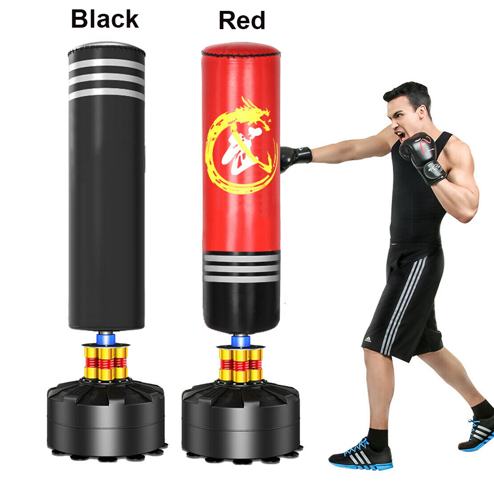 Heavy Boxing Punching Bag Free Standing/hanging MMA Kick Training Sets Workout 