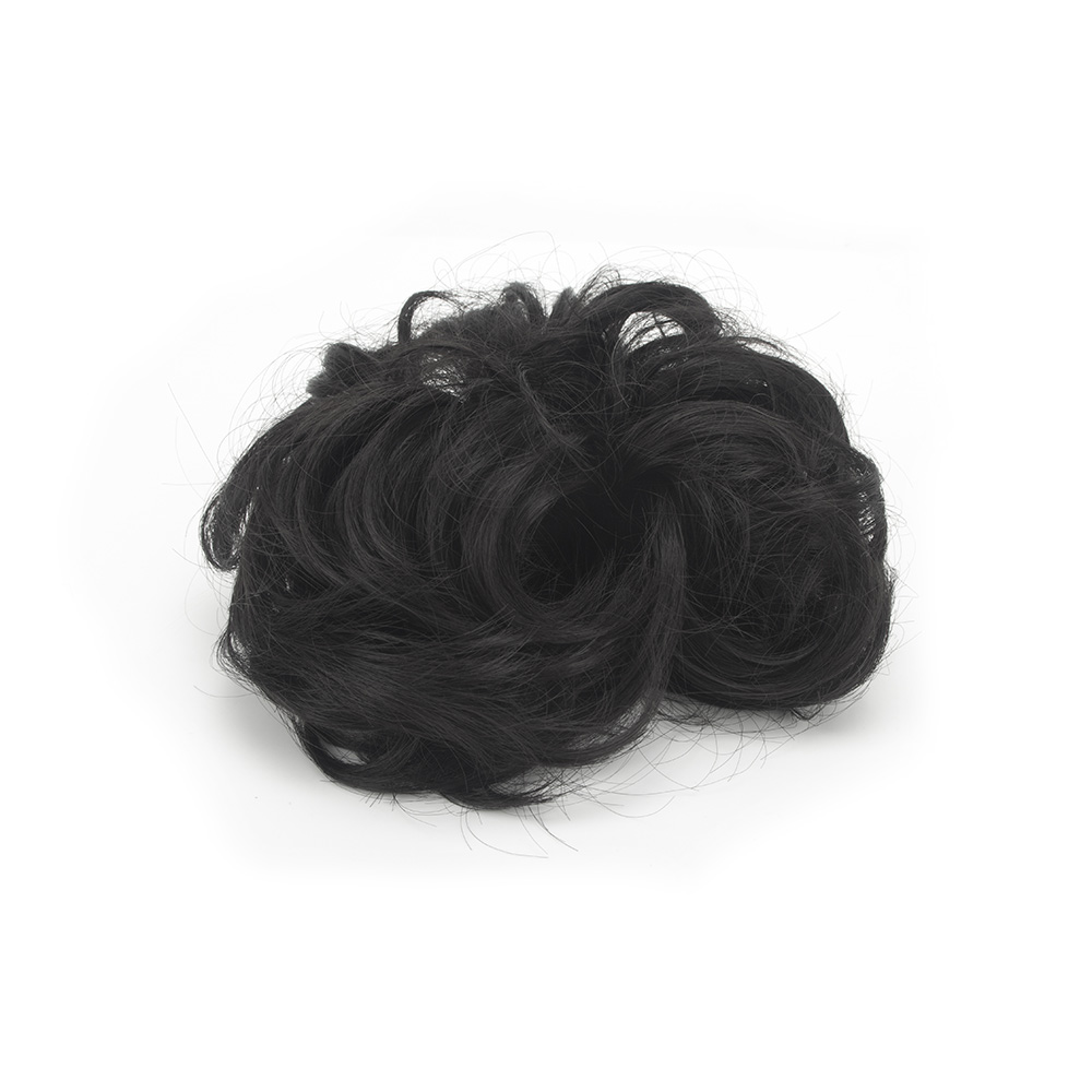 Natural Curly Messy Bun Hair Piece Scrunchie Hair Extensions As Human Synthetic Ebay 