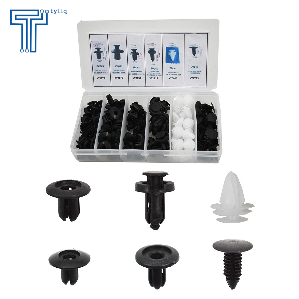 1000x Auto Car Plastic Rivet Fasteners Push Pin Bumper Fender Panel Clips