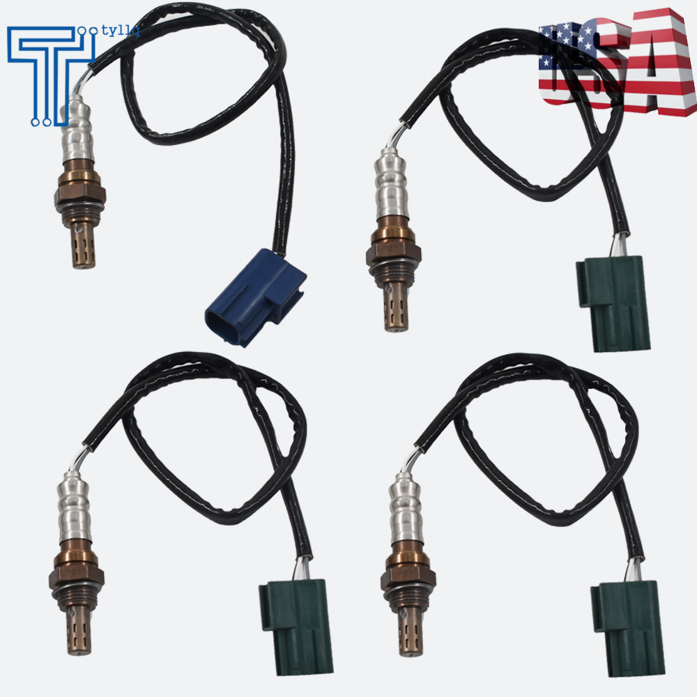 4x Oxygen Sensor 1 + 2 Bank 1 Bank2 for FX45 FX35 G35 M45 Q45 for