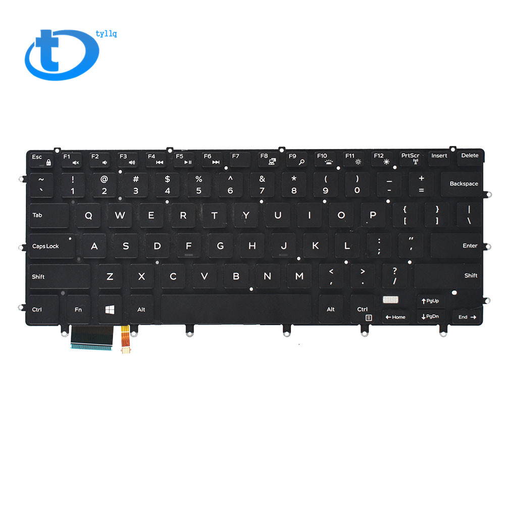 XPS 15 (9550) (9560) US Backlit Keyboard GDT9F For Dell US eBay