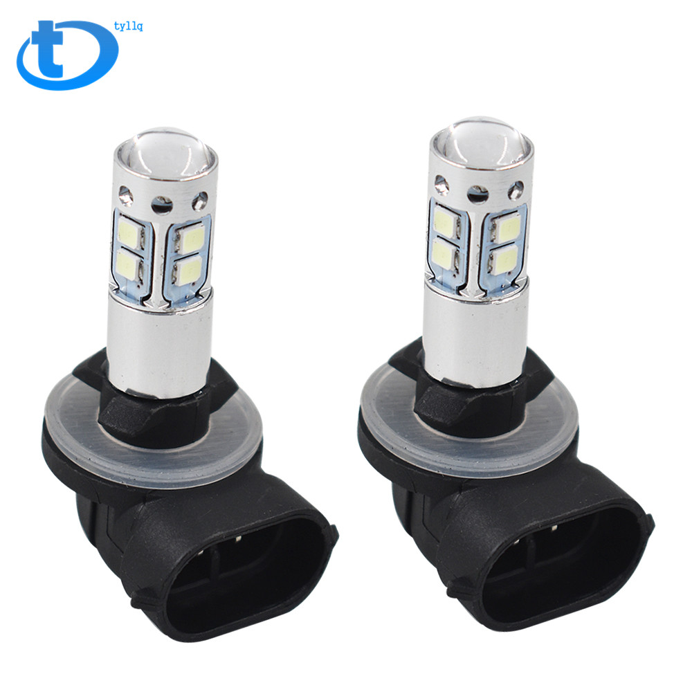 2x 50W 889 881 8000K ICE BLUE High Power CREE LED Fog Driving Lights Bulbs