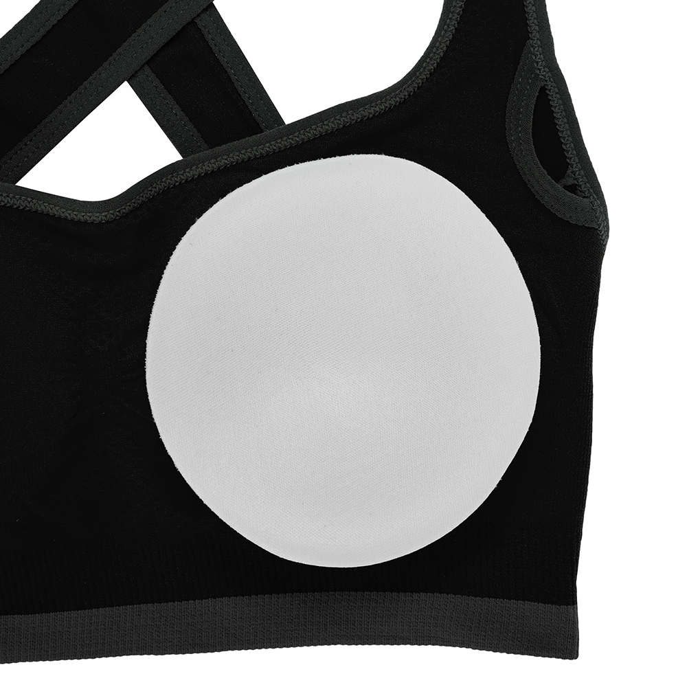 New Women's Sports Bra Nylon Cropped Top Cross Vest Bra Seamless