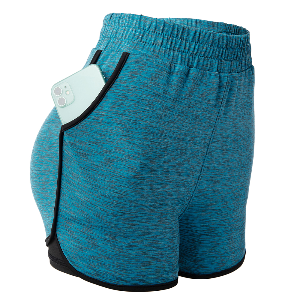 Ladies Yoga Shorts High Waist Soft Shorts Gym Sports Pants Summer Beach Shorts - Picture 20 of 32
