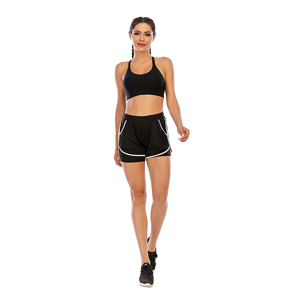 Ladies Yoga Shorts High Waist Soft Shorts Gym Sports Pants Summer Beach Shorts - Picture 25 of 32