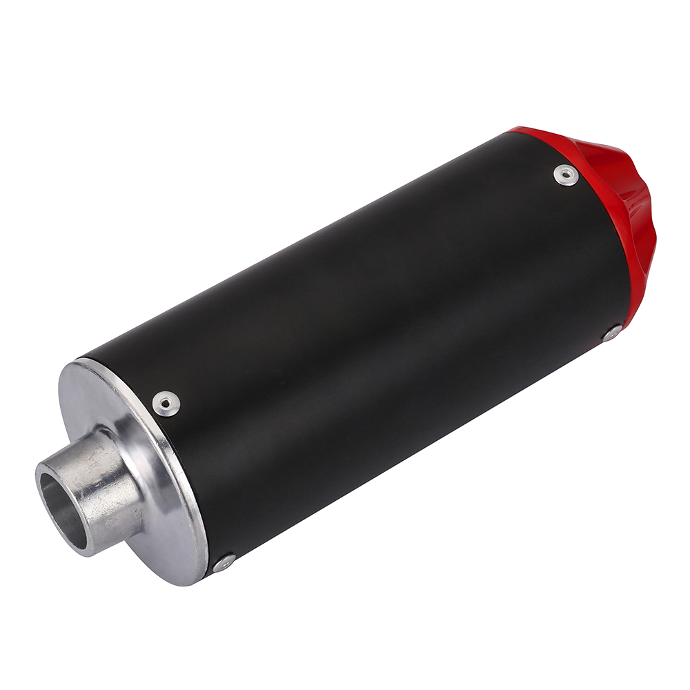 28mm Exhaust Pipe Clamp For CRF50, Apollo 110cc, 125cc Dirt Pit Bikes – Red Stainless Steel