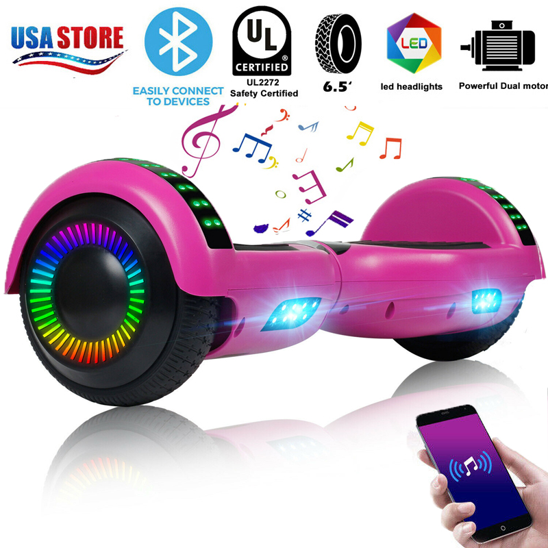 6.5/" Hoverboard Self Balancing Scooter UL2272 W// Bluetooth LED Sidelights no Bag