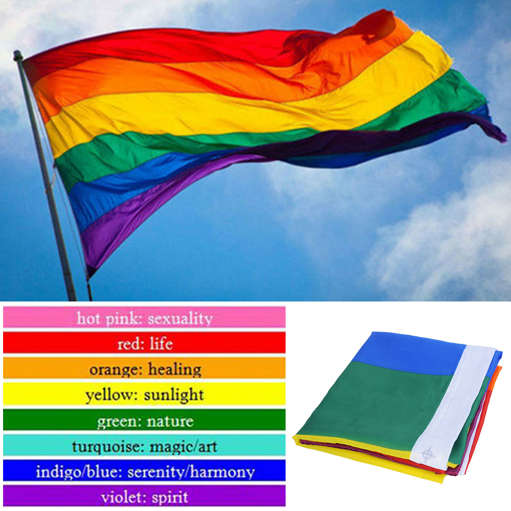 gay pride rainbow colors