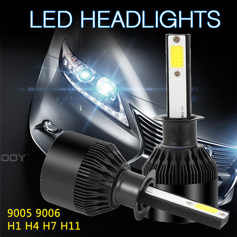 COB H7 1500W 225000LM LED Car Headlight Kit Turbo Light Bulbs White 6000K 1PCS