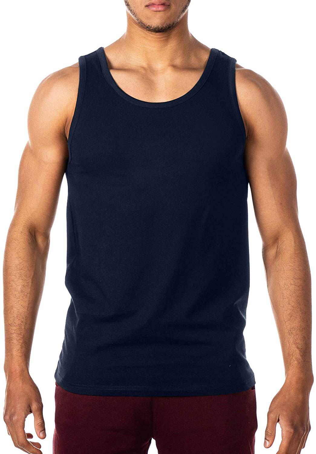 Cool Men's Fitness Bodybuilding Sports Vest Factory Direct Sales ...