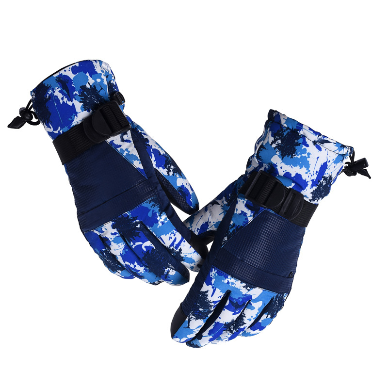 Professional Winter Ski Gloves Waterproof Windproof Warm Gloves Male P⑤ 