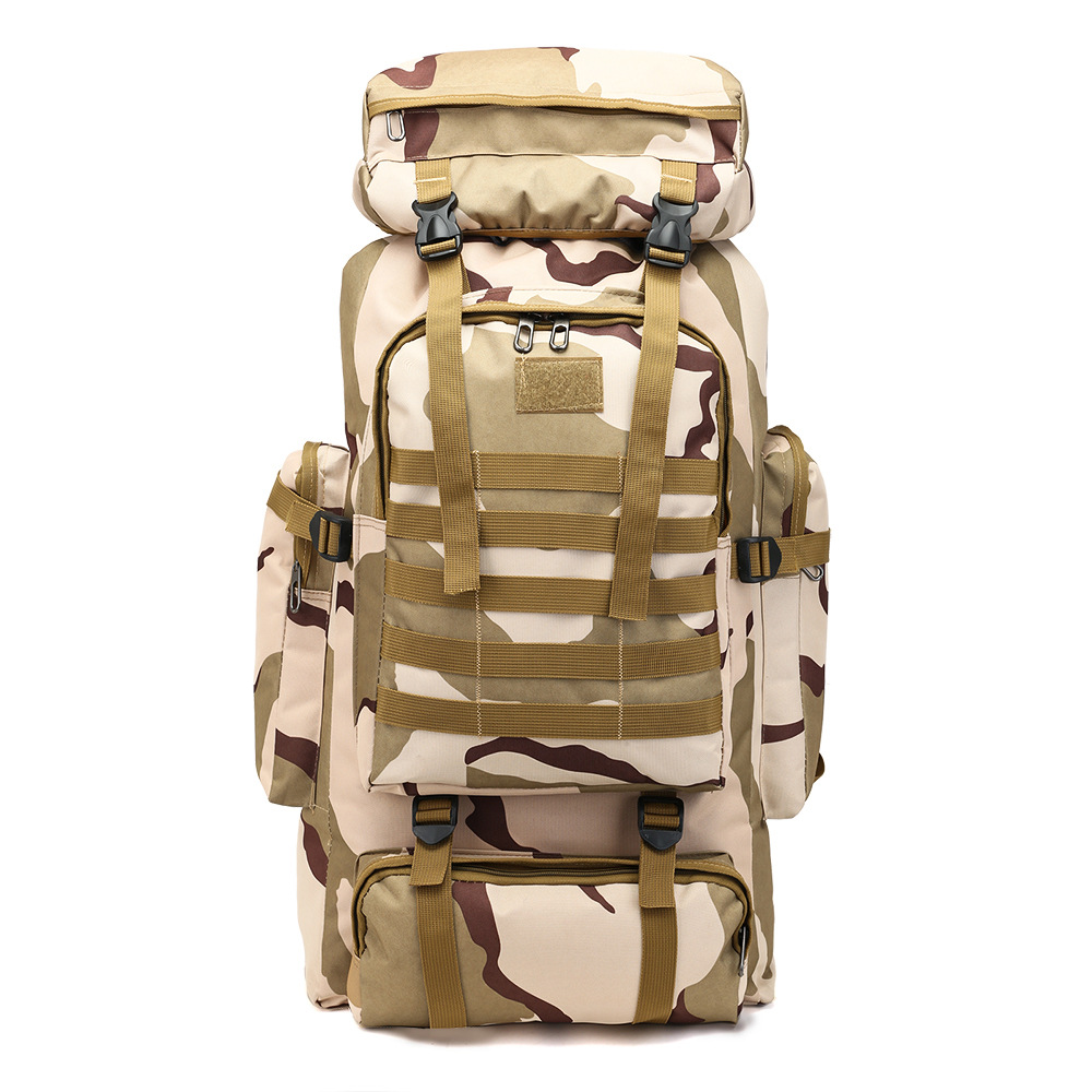 80L Men Women Backpacks Camouflage Outdoor Bags Fanny Pack Waterproof bag - Picture 15 of 17