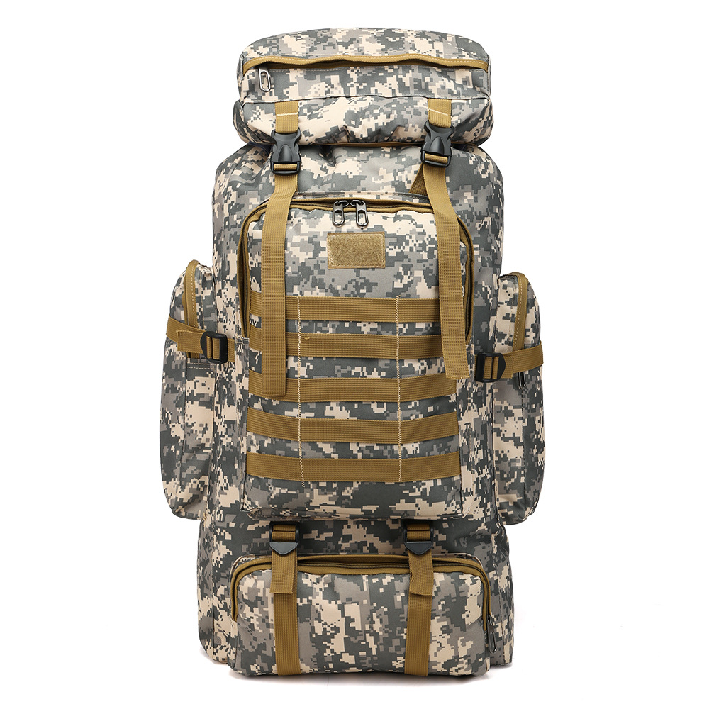80L Men Women Backpacks Camouflage Outdoor Bags Fanny Pack Waterproof bag - Picture 17 of 17