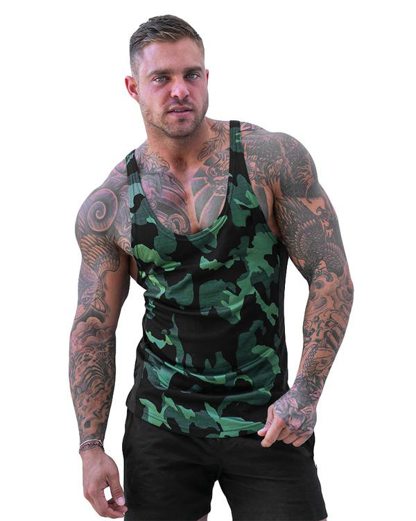 Explosion Hombres Ropa Transpirable Para Hombre Ocio Sin Mangas Camisa Deportes al Aire Libre - Imagen 6 de 10