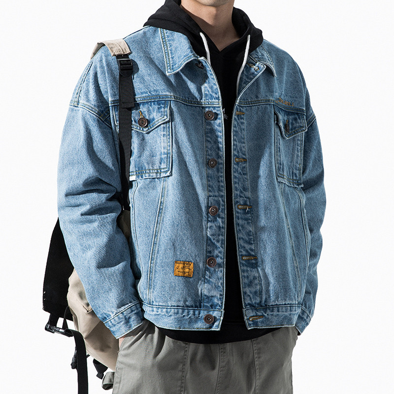 Men's Winter Cotton Clothing Loose Tooling Hooded Down Jacket Casual Short Thick Warm Jacket