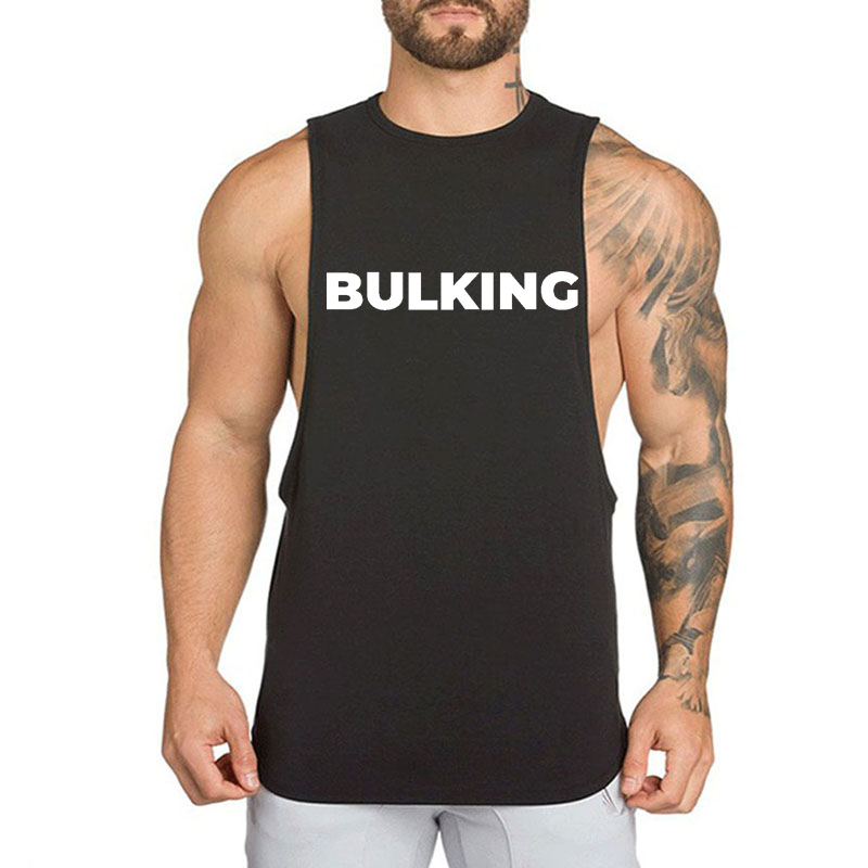 Bodybuilding Shirt Sport Fitness Vest Loose Top Vest  Muscle Training Vest