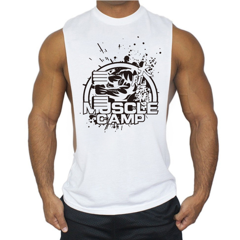 Sports Leisure Printing Quick-drying Breathable Vest Trendy Fitness Vest