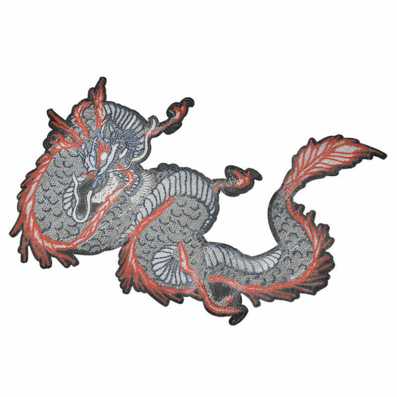 Dragon Embroidered Patch Sew on Iron On DIY Garment Bag Applique Decor US SHIP | eBay