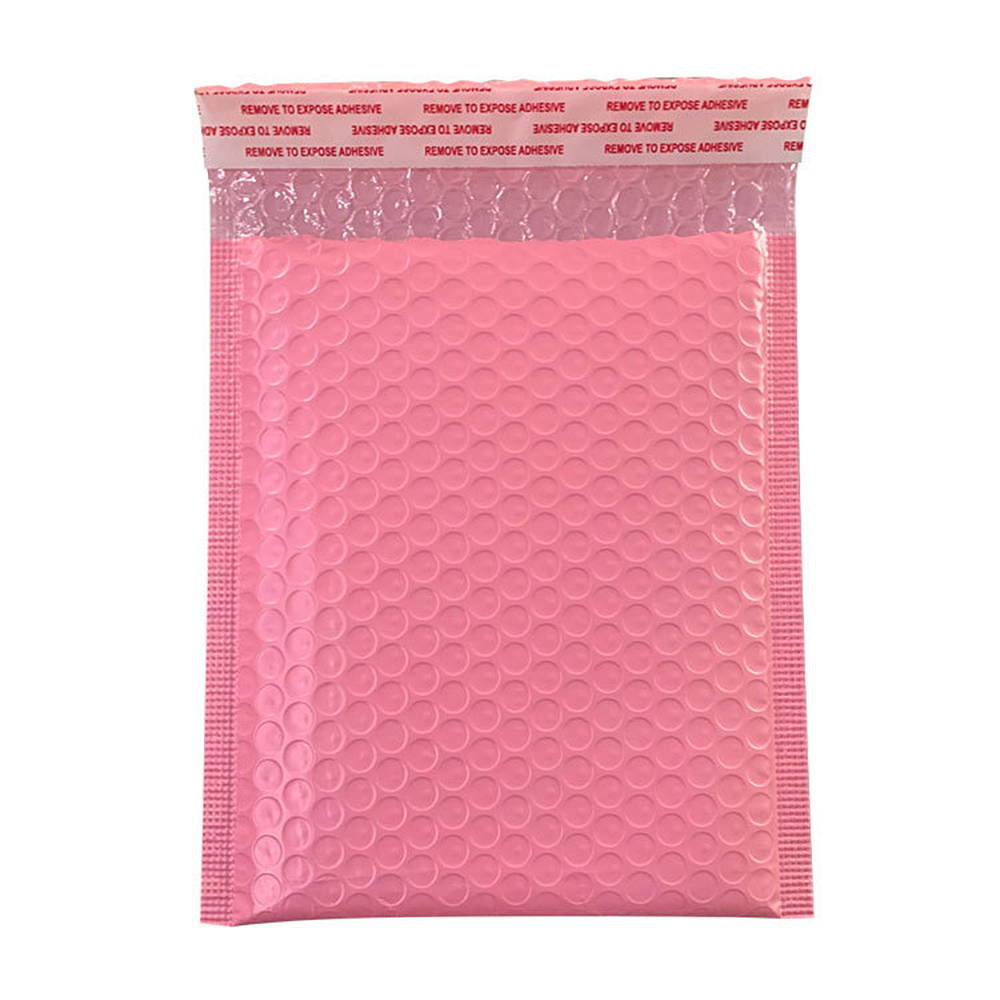50x Pink Poly Bubble Bag Mailer Plastic Padded Envelope Shipping Bag Packaging
