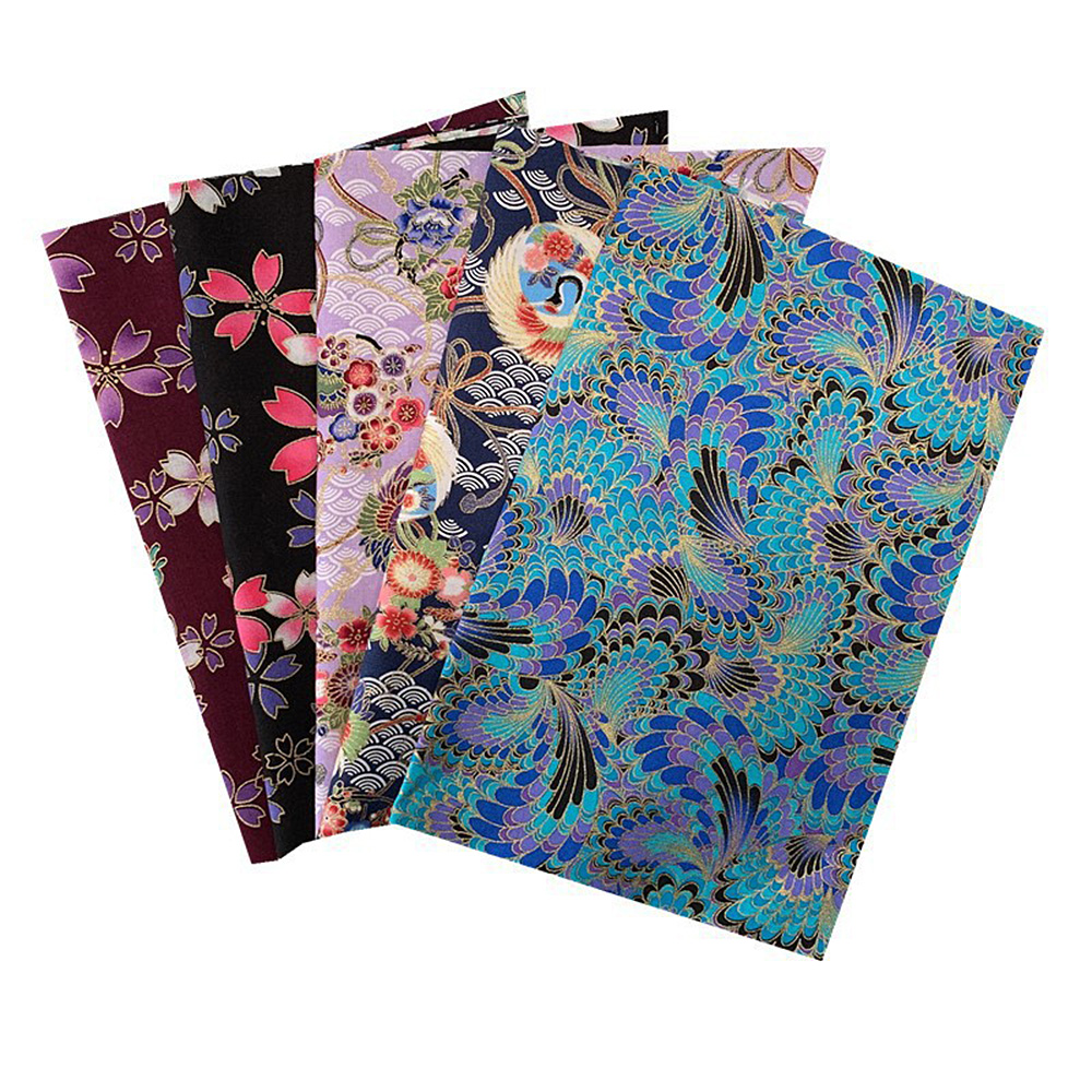 5 piezas 20*25 cm Estilo Japonés Algodón Bronceado Impresión Tela Patchwork Artesanal - Imagen 17 de 24