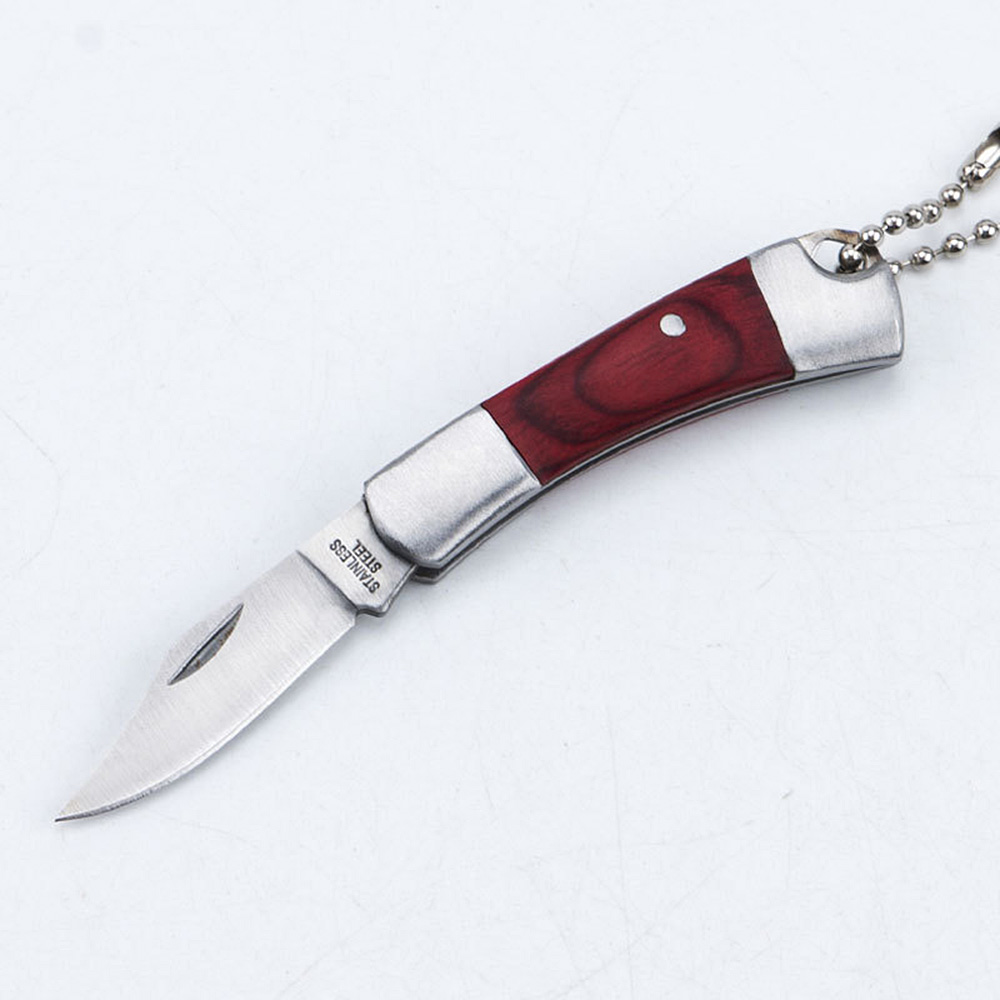thumbnail 11 - 1Pc Portable Stainless Steel Keychain Mini Knife Pendant Foldable Outdoor Tools