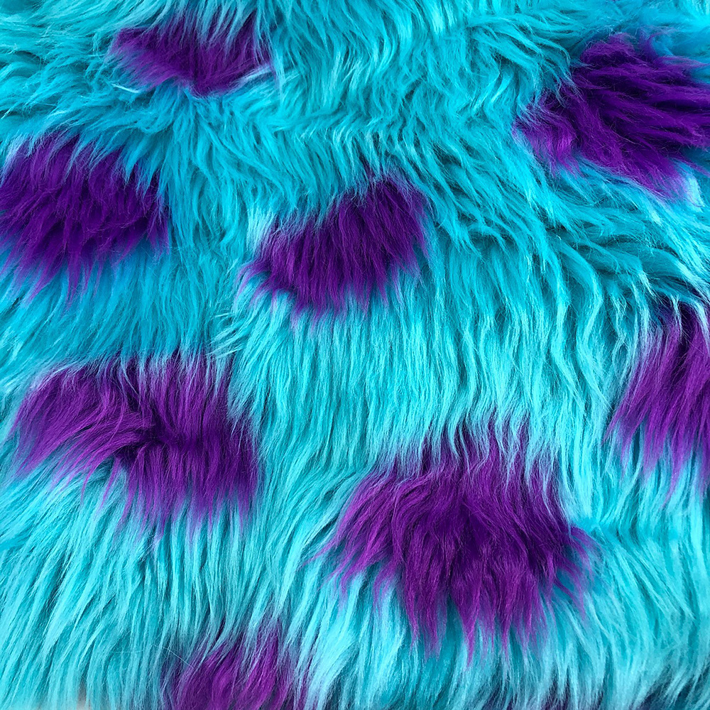 Tela de felpa azul Jacquard hágalo usted mismo juguete de costura artesanal prenda materiales de cojín - Imagen 7 de 7