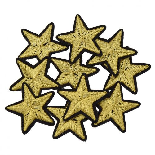 10 estrellas bordado lentejuelas parche costura ropa vaquera bolsa apliques decoración hágalo usted mismo - Imagen 19 de 25