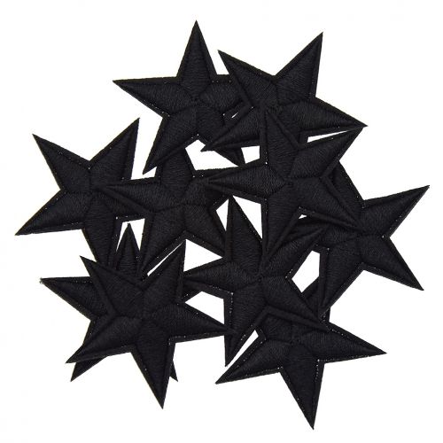 10 estrellas bordado lentejuelas parche costura ropa vaquera bolsa apliques decoración hágalo usted mismo - Imagen 21 de 25