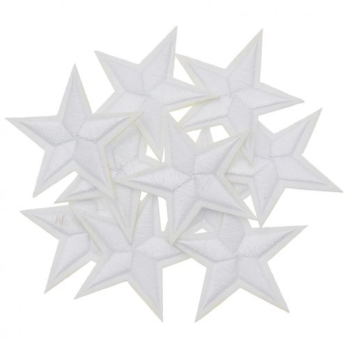 10 estrellas bordado lentejuelas parche costura ropa vaquera bolsa apliques decoración hágalo usted mismo - Imagen 22 de 25