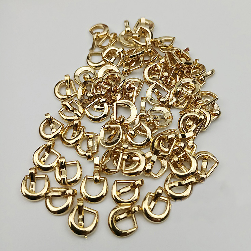 20 pz Mini fibbia cintura in metallo ultra piccola 4 mm per abbigliamento bambola scarpe accessori - Foto 9 di 12