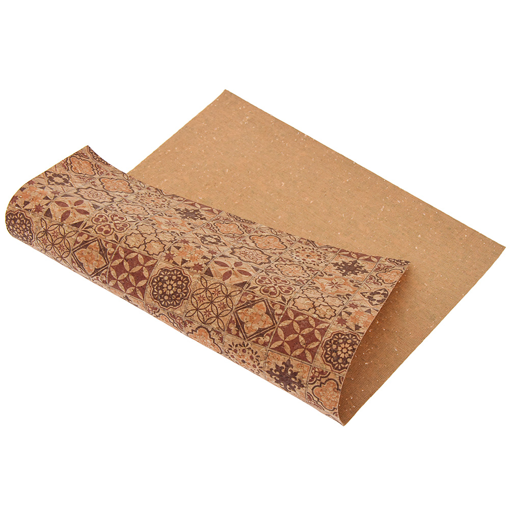 21 * 29cm Flor impresa suave tela de corcho para zapatos de bolsa de lazo DIY material artesanal - Imagen 12 de 21