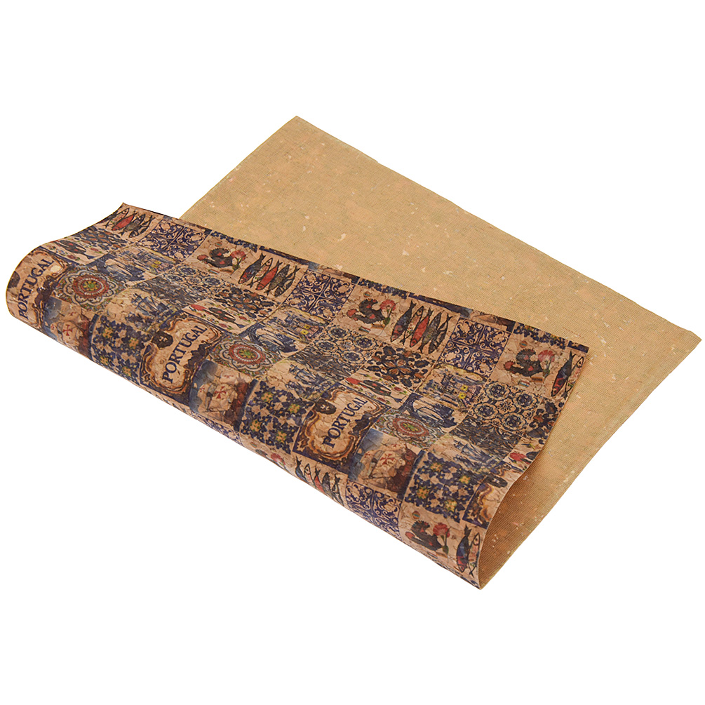 21 * 29cm Flor impresa suave tela de corcho para zapatos de bolsa de lazo DIY material artesanal - Imagen 13 de 21