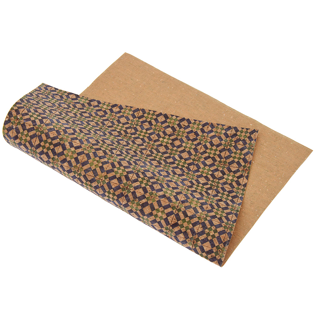 21 * 29cm Flor impresa suave tela de corcho para zapatos de bolsa de lazo DIY material artesanal - Imagen 15 de 21