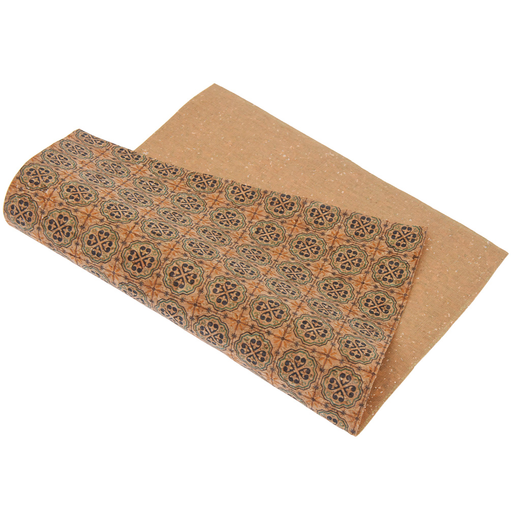 21 * 29cm Flor impresa suave tela de corcho para zapatos de bolsa de lazo DIY material artesanal - Imagen 17 de 21