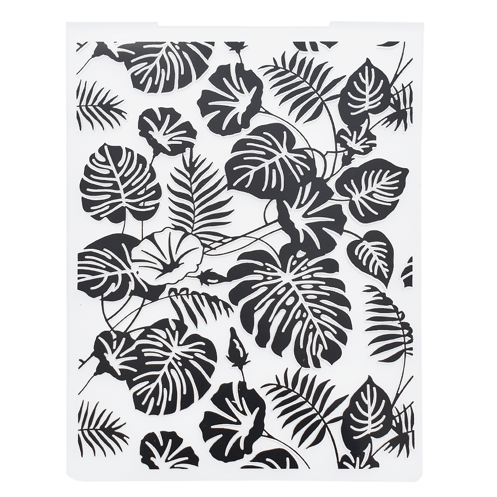 Carpeta de plástico en relieve de flores plantillas hágalo usted mismo álbum de recortes tarjeta artesanal troquelado - Imagen 19 de 43