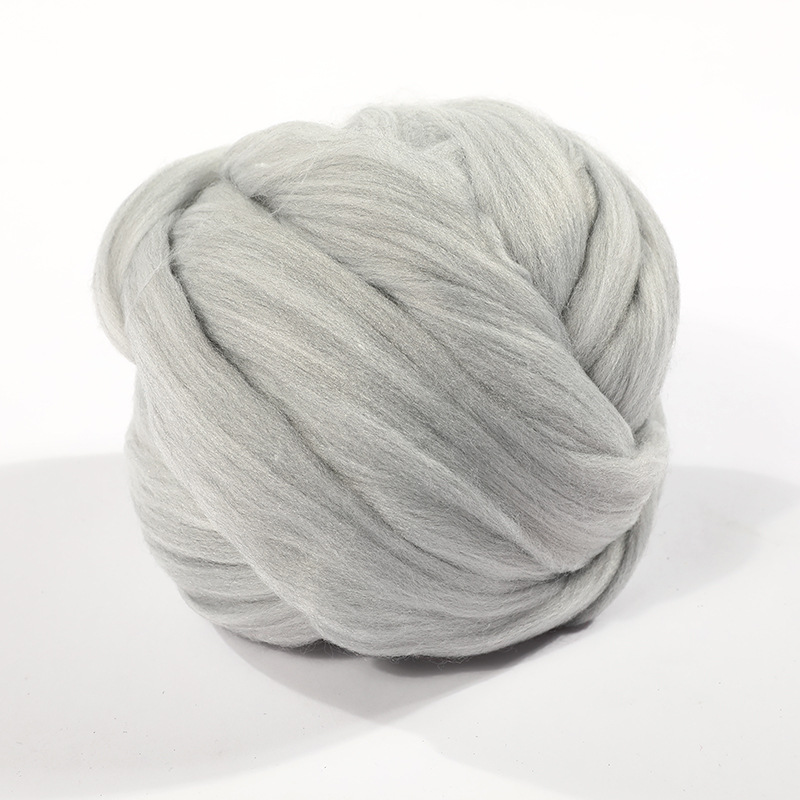 50g Fluffy Soft Dyed Wool Fiber Roving DIY Needle Felting Spinning Handcraft Toy - Picture 20 of 26